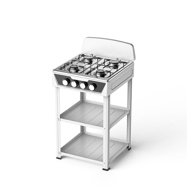 Kitchen Four Burner Gas Stove Wholesale Table Top Stainless Steel Cook Stove Iron Sheet Sprayed
