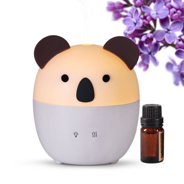 Patent Design Cute Koala 160ml Kids Ultrasonic Humidifier Aroma Essential Oil Diffuser