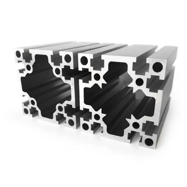 Silver Finish Common Aluminum Profile Shapes In Standard Sizes For Construction