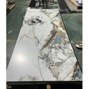 Láminas de mármol UV de color popular para decoración de paredes interiores, fáciles de instalar