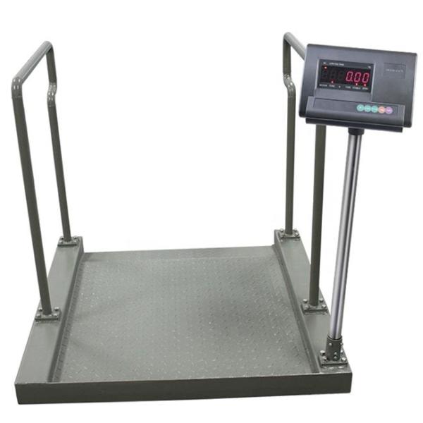 Stainless Steel Hospital Wheelchair Floor Weighing Scale Heavy Duty 300-2000 Kg