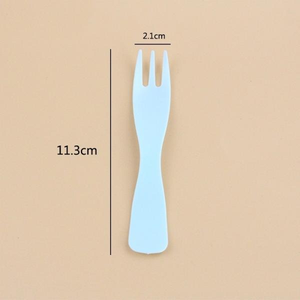Straight Style Disposable Plastic Cake Fork for Fruit Dim Sum and Other Foods