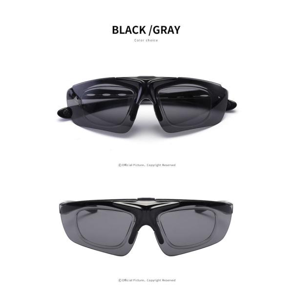 Windproof BSCI 134MM Rimless Sports Sunglasses 5 Lens Polarized Cycling