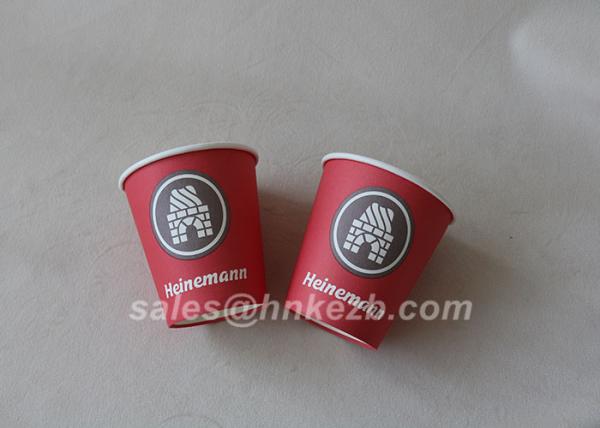 Unfolded 10oz LOGO Printed Double Wall Paper Cups For Coffee / Beverage