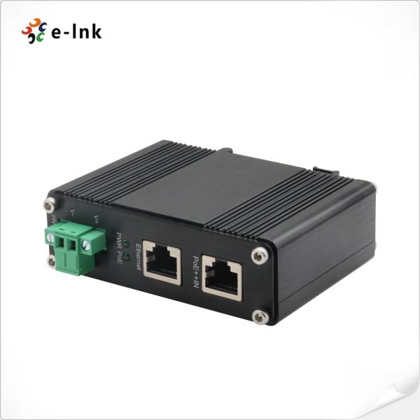 Industrial 10/100/1000Mbps 802.3bt PoE++ Splitter Output Voltage 24VDC
