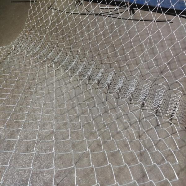 Hot Dip 6 Foot Galvanized Steel Chain Link Fence For Sports Ground
