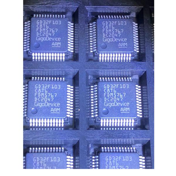 QFP QFN GigaDevice Semiconductor ARM Cortex M4F MCU IC GD32E1 GD32C103