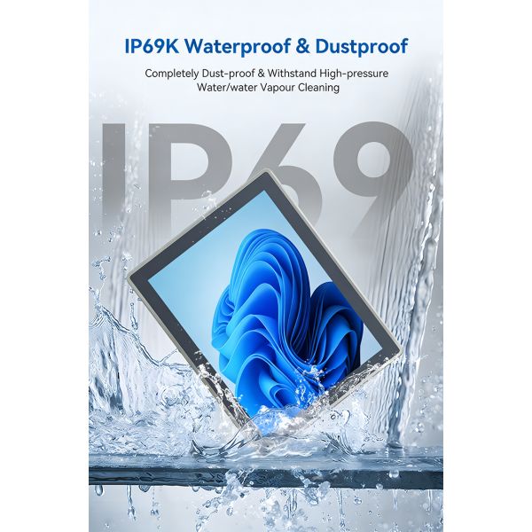 MJK 2026 15.6 Inch 4:3 Capacitive USB Interface LCD Touch Monitor New Waterproof VGA and VESA Hole Mounting