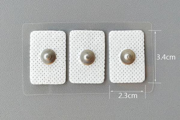 china adhesive round disposable ecg electrodes pads ecg chest electrode3 lead ecg placement of electrodes
