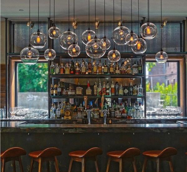 Colorful Modern Fishbowl Glass Pendant Light - 8 colors & 13 shapes available
