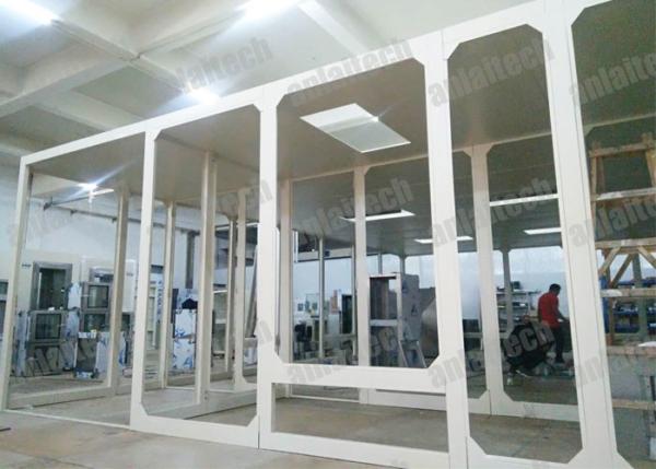 2500mm Height SUS304 Dust Free Cleanroom Lab , Iso7 2745m3/H Prefabricated Clean Room