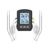 Thermomètre de viande de Digital de 4 sondes avec les sondes multiples d'appli