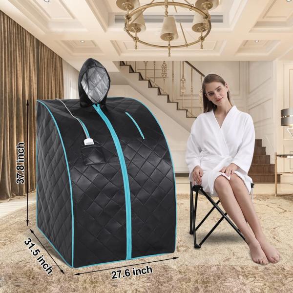 Home Infrared Portable Full Body Sauna Personal Full Body 1050W