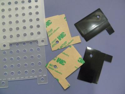High Temperature Resistance PET Double sided Tape , Black Double Faced Adhesive Tape 17.9~120 oC