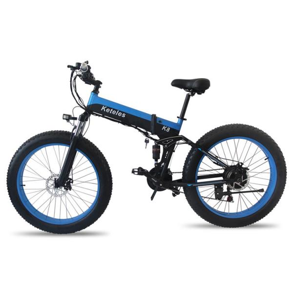 2021 Top sale folding fat tire bike snow electric folding bicycle