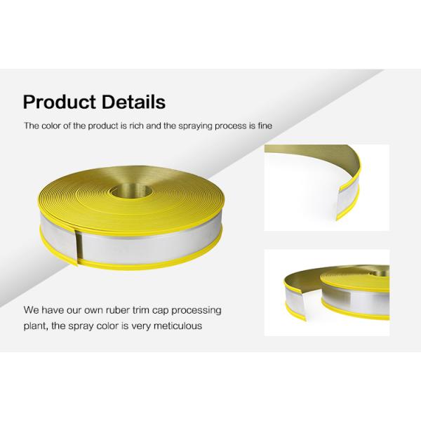 Rubber Edge Aluminum Channel 33.3 Meters Signs Trim Cap