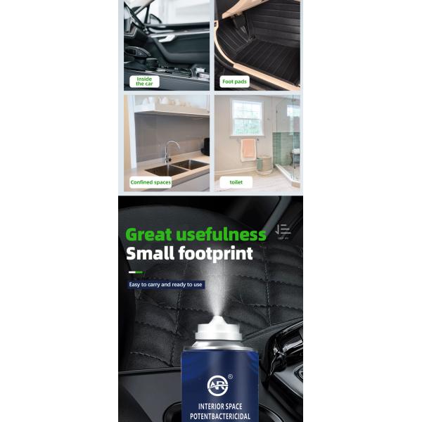 La limpieza de alfombras de espuma en el automóvil se hace más fácil con 220 ml de spray de limpieza de espuma sin agua para lavado de automóviles