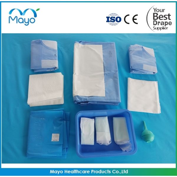 Hospital Cesarean Section Surgery Pack Disposable EO Sterile C-Section Drape Pack Surgical Kits Surgical Items
