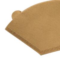 Tamanho branco inferior liso do filtro de café da polpa de madeira de 100 por cento um