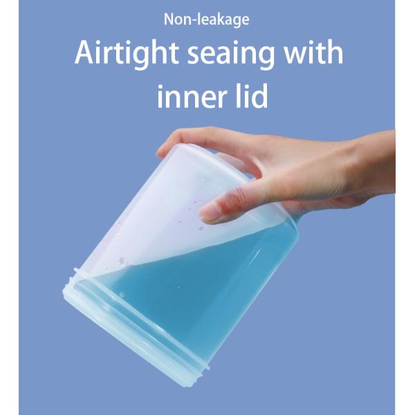 Matte Plastic Screw Top Jars Cosmetic Empty Containers 150ml Multi Color