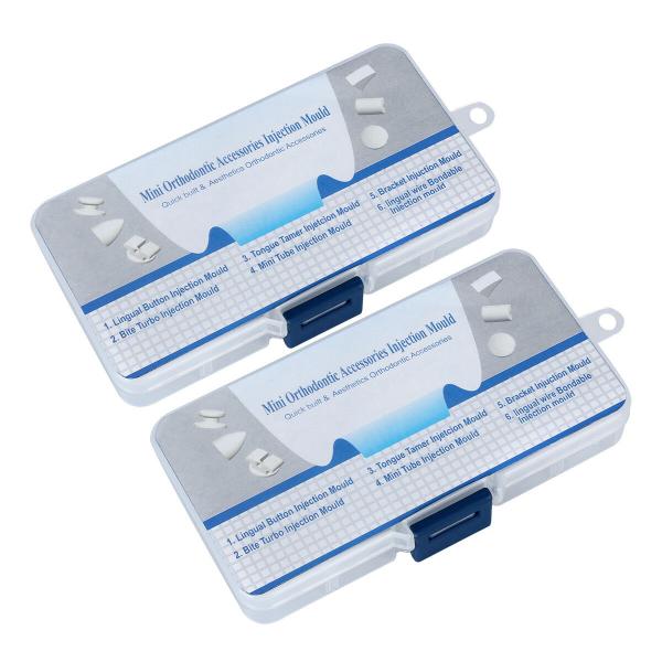 Hot Dental Mini Bracket Lingual Button/wire Accessories Mould Kit Set A Grade Orthodontic Moulds