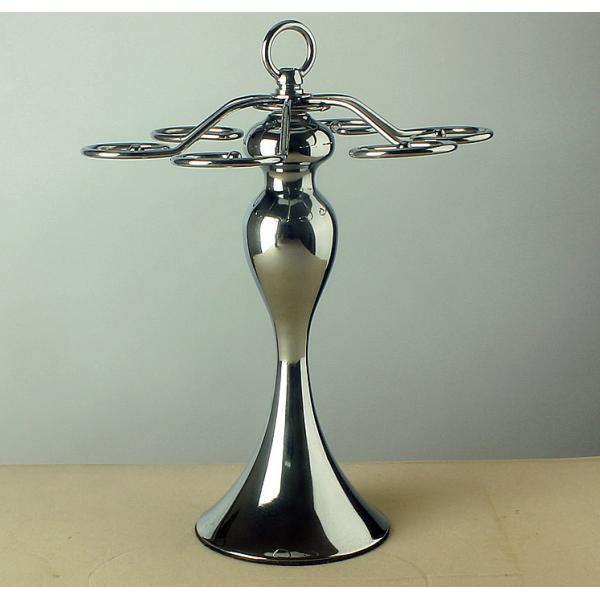 Detachable 600G Wine Glass Tree Stand Six Hooks Stainless Steel Glass Holder