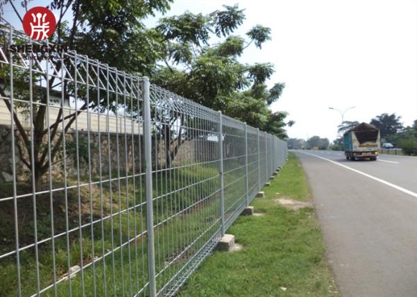 Hot Dip Galvanized 6Ftx8Ft BRC Wire Mesh Roll Top Fencing