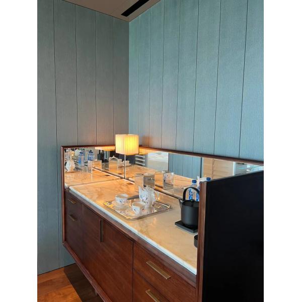 Luxury Hotel Bedroom Furniture King Size Solid Ash Bed Customized