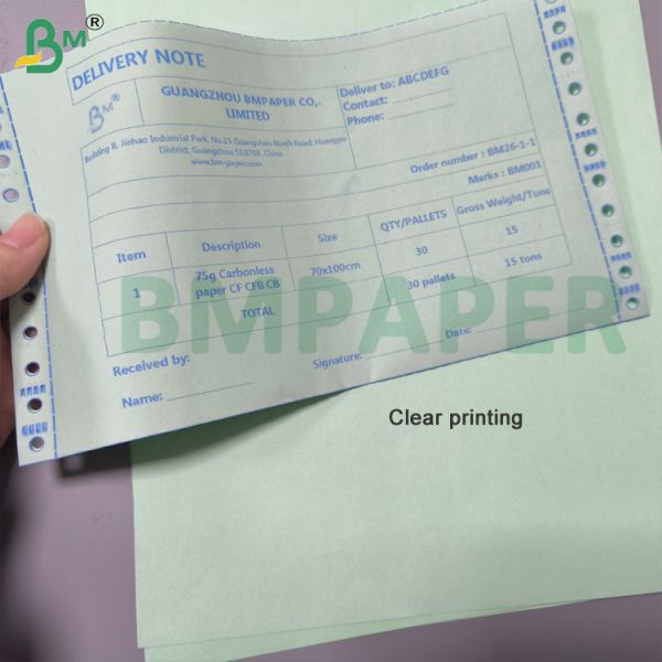 Carbonless Copy Paper 20lb Copy Paper Sheet Business Forms Invoice Printing And Multi Part Documents