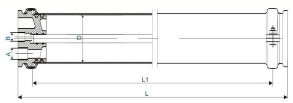 Logement de membrane du traitement de l'eau FRP, 8 logement de membrane de pouce 8040