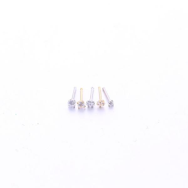 UK fashion body jewelry 16G star zircon piercing custom lip rings