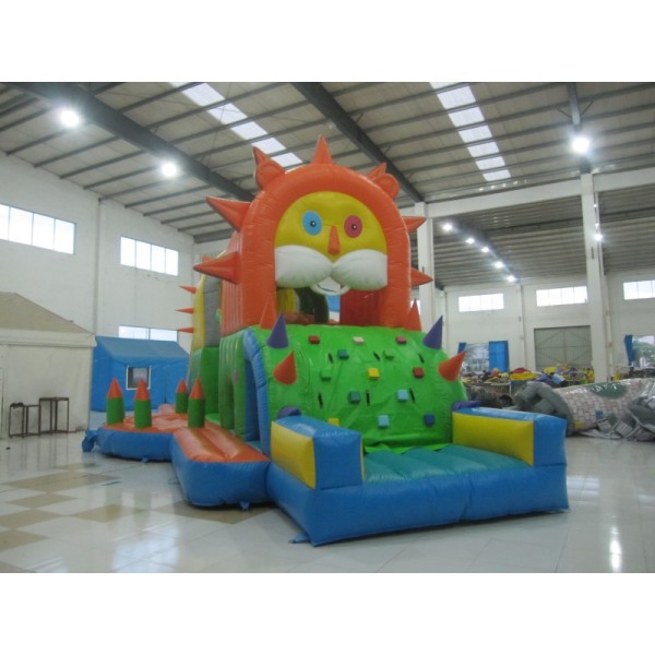 Large Customized PVC  Jumpers Inflatable Bounce House Inflatable Amusement Park/Outdoor Inflatable Obstacle Course for Kids