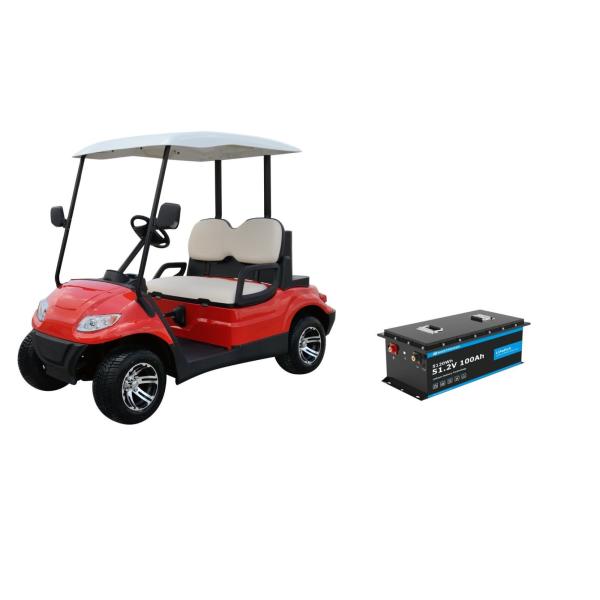 5120Wh 51.2V100Ah Lifepo4 Electric Golf Cart Lithium Battery 58.4V MAX Voltage