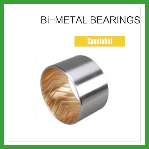 Oil Grooves For Bimetal Bushings Custom Steel Bronze Bushes Alloy Bimetal Strip