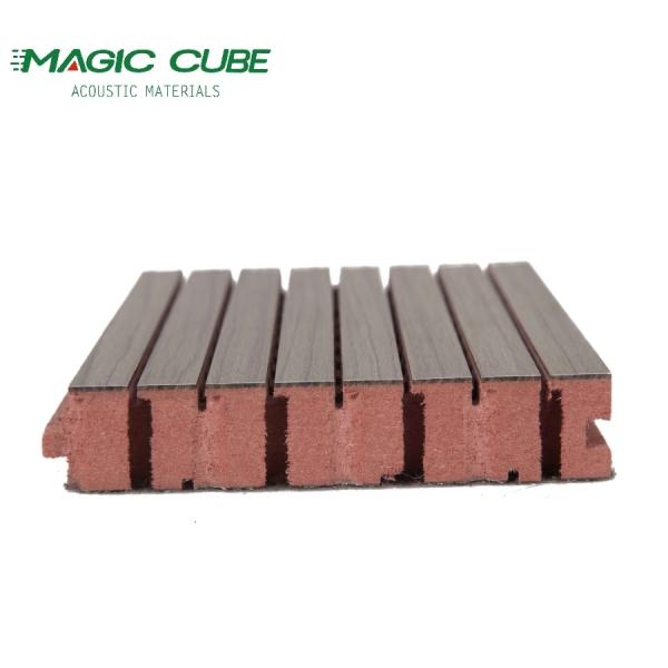 Painéis de parede de madeira para salas de conferências Eco-friendly Soundproof MGO Core Material