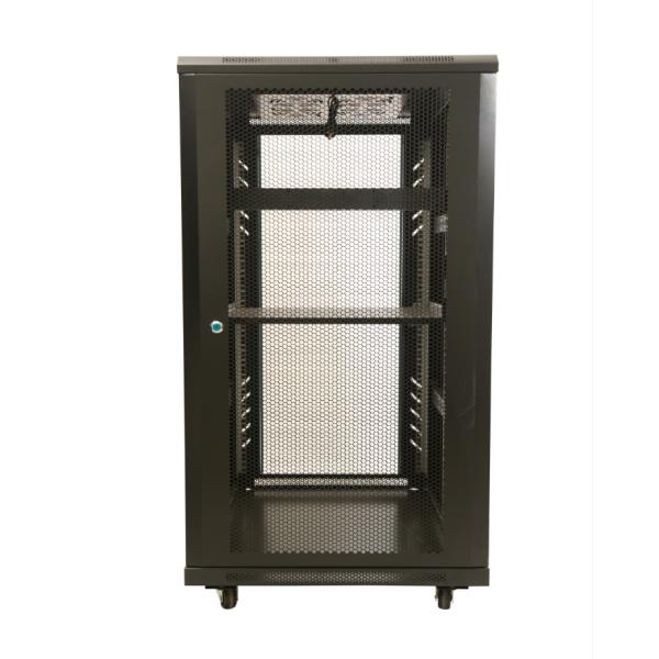 18U Server Rack Floor Standing Network Cabinet with Toughened Glass Door or Mesh Door