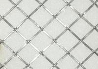 Fil décoratif serti par replis Mesh Grilles Anti Alkali de l'acier inoxydable 316