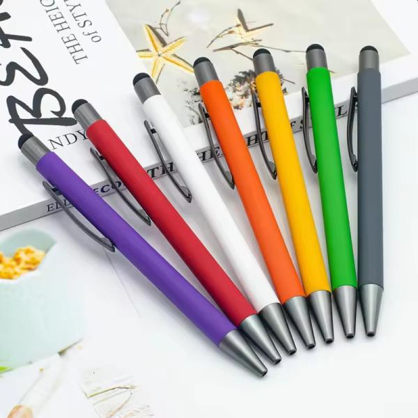 Colorful Touch Screen Ballpoint Pen Gift Ballpoint Pens For Advertising Promotion