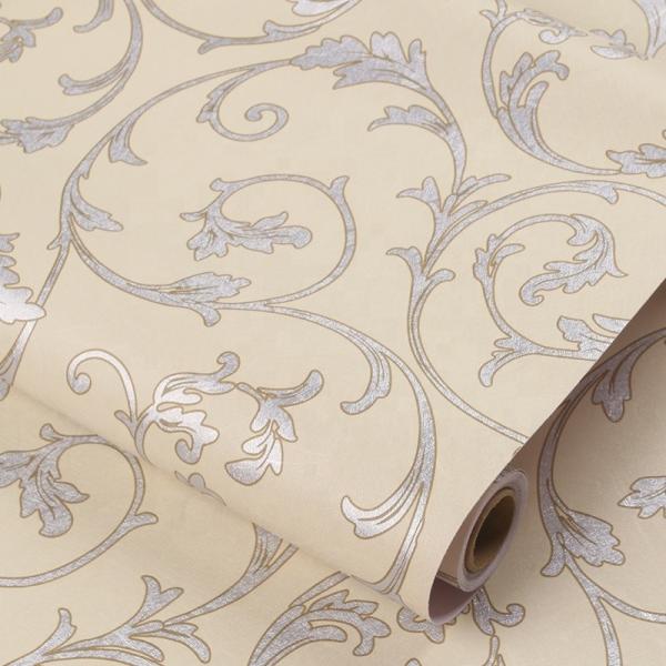 Self-Adhesive PVC Damask Design Wallpaper for Easy and Affordable 3D Wall Decoration
