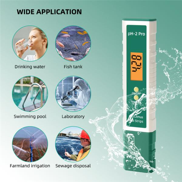Swimming Pools Litmus 0.01 16.00PH LCD Digital PH Meter