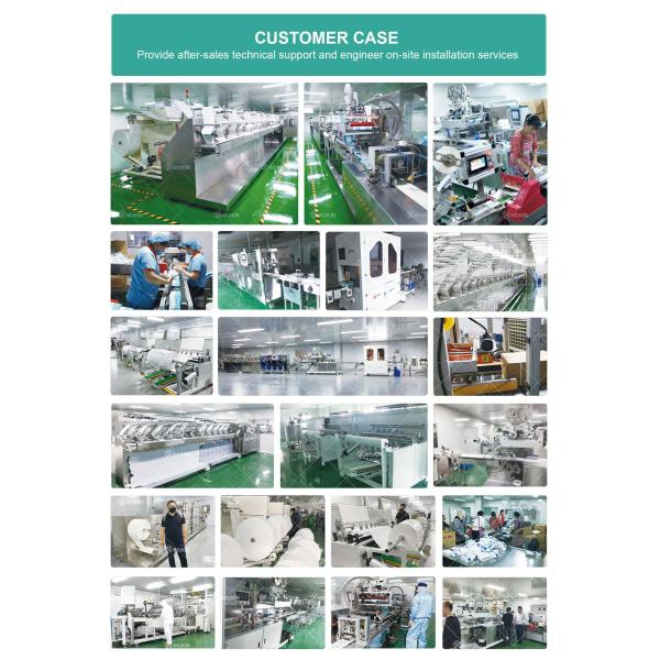 L3300*W2300*H1600mm Wet Wipes Manufacturing Machine With Packaging Single Mini Pocket