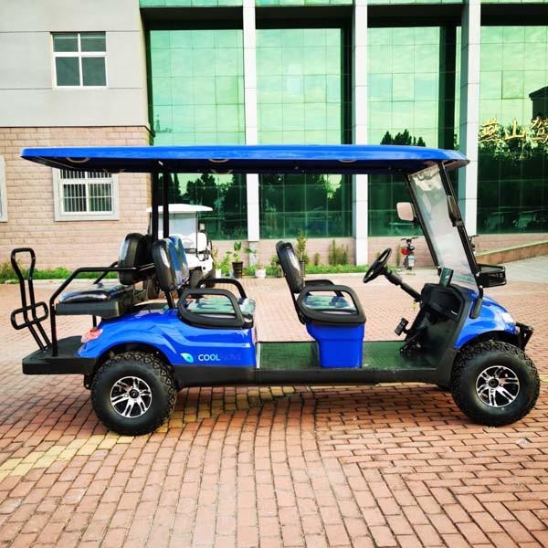 Carrinho de golfe de alto desempenho Club Car LSV 6 lugares para comunidade de aposentadoria