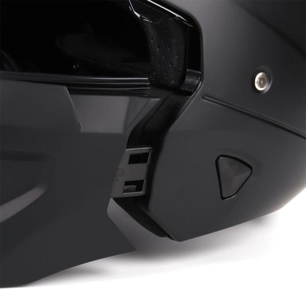 Custom Removable Chin Bar Classic Motorcycle Full Face Helmet ABS for Replace/Repair