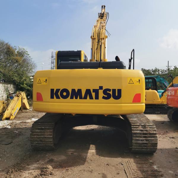 Excavadora usada Komatsu PC220LC com bomba hidráulica original em Shanghai