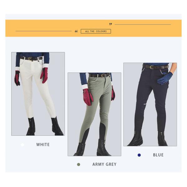 El montar a caballo anti de Pilling pone los calzones a las polainas que montan de los niños de los niños de Seat de la rodilla