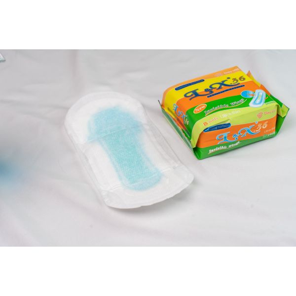 Soft Cotton Top Sheet Disposable Women Sanitary Napkins for Adult Lady