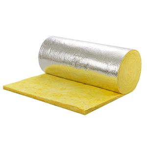 Glass Wool Blanket Insulation with A1 Fire Rating, 10-48 kg/m³ Density, and 0.7