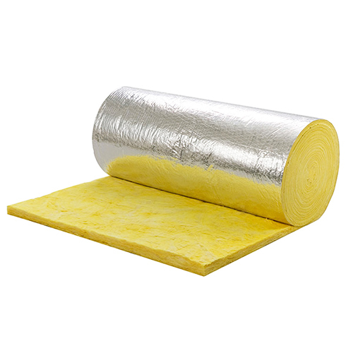 Glass Wool Blanket Insulation with A1 Fire Rating, 10-48 kg/m³ Density, and 0.7-0.9 Sound Absorption for Thermal and Acoustic Protection