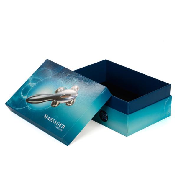 Beauty Instrument Paper Packaging Boxes , Custom Size Face Roller Gift Packaging Boxes