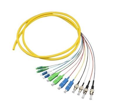 SC LC Fiber Optic Patch Cord Singlemode With Thick Protective Layer